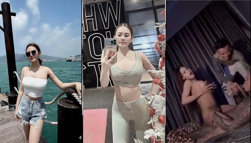Nhu Quynh uçuş odasındaki makineye bastı